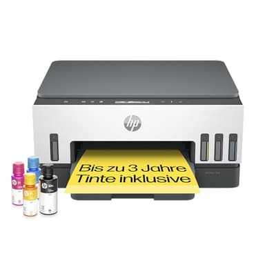 HP Smart Tank 7005 3-in-1 Multifunktionsdrucker (WLAN; Duplex-Druck) – 3 Jahre Tinte inklusive, 3 Jahre Garantie, großer Tintentank, hohe Reichweite, Drucken in hoher Qualität