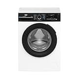 Beko BM3WFU4841W Waschvollautomat, Waschmaschine, 8 kg, EnergySpin, Schleuderwahl 1400 U/min, Dampffunktion, allergikergeeignet, Nachlegefunktion, AquaWave Schontrommel, Weiß
