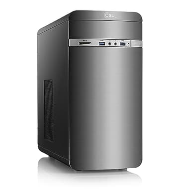 Gaming PC mit Windows 11 Home | AMD Ryzen 5 5655G 6x3.9GHz | AMD Radeon | 2000GB M.2 NVMe | 16GB DDR4 RAM | WLAN | Entry Level Computer für Zocker, Gamer Desktop Rechner zum Spielen | A13414