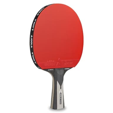 JOOLA 54206 Tischtennisschläger Carbon X Pro ITTF genehmigter Profi Wettkampf Tischtennis-Schläger 7 Sterne, 2 MM Schwammstärke, Schwarz/Grau