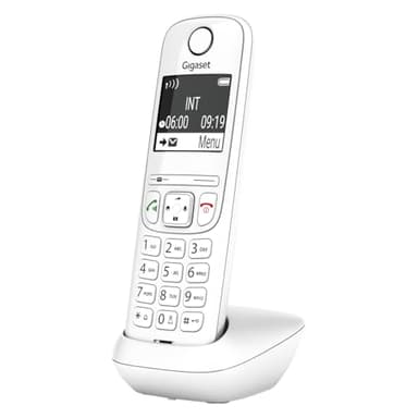 Gigaset AS690HX - DECT-Mobilteil mit Ladeschale - Fritzbox-kompatibel - hochwertiges Schnurloses Telefon für Router und DECT-Basis - kontrastreiches Display, weiß [Deutsche Version] [Ohne Basis]