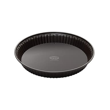 Dr. Oetker Quicheform mit Emaille-Hebeboden Ø 28 cm Back-Edition – Tarteform mit keramisch verstärkter Antihaft-Beschichtung, schnitt-& kratzfester Boden, hitzebeständig bis 230°C, 2400 ml