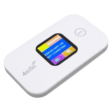 VBESTLIFE Tragbares Mobiles WLAN, 4G 5G Hochgeschwindigkeit 300 Mbit/S LTE Internet Hotspot -Gerät, Unterstützung Bis zu 10 Benutzer, SIM -Karte, für Trave Camping