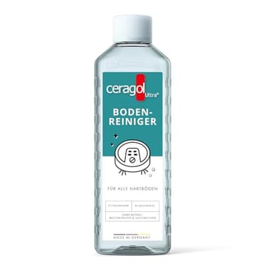 ceragol ultra Bodenreiniger für Wischroboter und Saugwischer, 500ml - Premium Reinigungsmittel für alle Hartböden kompatibel mit Roborock, Ecovacs, iRobot uvm.