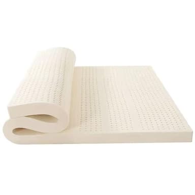 Latex-Matratze, 150 x 80 cm, 100 % Naturlatex-Matratzen, atmungsaktiv, bequem und langlebig, Matratze, Latex, Queen, Naturkautschuk, reine Matratze, verdickt, Zuhause, Schlafzimmer, Kissen, 2,5 cm