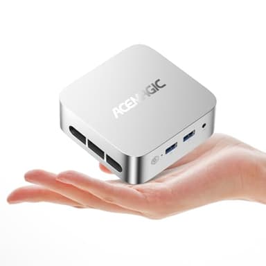 ACEMAGICIAN V1 Mini PC Шin11 Pro, 16GB DDR4 256GB SSD,Ιntel Twin Lake N150(Bis zu 3,6GHz) Micro Desktop Computer Für Heimkino/Business/Office|Dual WiFi|HDMI+DP|USB3.2