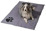 dobar® 60422 Kühlmatte für Hunde - Hundekühlmatte für Hund & Katze - selbstkühlende Matte für Haustiere - Hundedecke mit Kaltgel-Füllung - Kühldecke - 99,5 x 70 cm - Grau