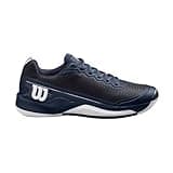 Wilson Herren Rush Pro 4.5 Clay Tennis Shoe, Navy Blazer/Navy Blazer/White, 43 1/3 EU