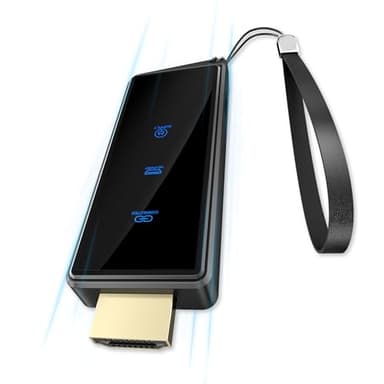 Miracast Wireless Hdmi Dongle Adapte, Tragbares 2.4/5G Hdmi Bluetooth Adapter Dongle mit für Streaming von Video/Audio/Dateien Übertragung von Android-Smartphone auf HDTV.