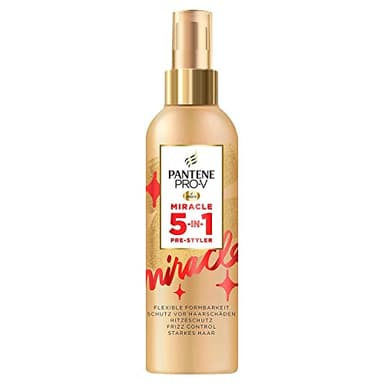 Pantene Pro-V Miracle 5-in-1 Pre-Styler Leave-In Spray (200 ml), Hitzeschutz für Haare, flexible Formbarkeit, Anti Frizz, Haarpflege