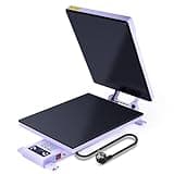 LetCart Auto Heißpresse für T-Shirts, Transferpresse Hitzepresse Maschine DIY Heißpresse, Heat Press Temperaturanzeige Für T-Shirts, Schuhe, Hüte, HTV-Vinyl-Projekte (Purple, 40x50cm)