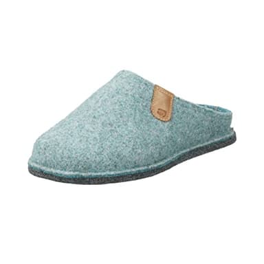 Rohde Damen Hausschuhe Pantoffeln Softfilz Lucca 6820, Größe:40 EU, Farbe:Blau