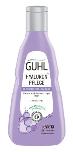 Guhl Hyaluron+ Pflege Feuchtigkeits-Shampoo - Inhalt: 250 ml - Ohne Silikone - Mit natürlichem Hyaluron - Intensive Feuchtigkeit & Pflege