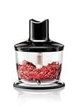 Braun Zerkleinerer Aufsatz MQ 30 - Stabmixer Zubehör kompatibel mit Braun MultiQuick Stabmixer mit EasyClick System, 500 ml, 220 Volt, schwarz