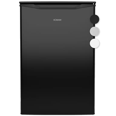 Bomann® Gefrierschrank | 87 L | energieeffizient, leise & kompakt | ≤ -18 °C, stufenlos regelbar | 3 Schubladen & Eiswürfelschale | 4-Sterne-Gefrierfach, Türanschlag wechselbar | GS 7253 schwarz