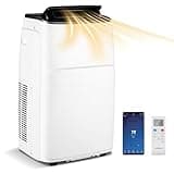 GOPLUS 5 in 1 Klimaanlage mit Abluftschlauch, mobiles Klimagerät 14000BTU - Kühlen, Heizen, Entfeuchten, Belüften, Schlafmodus | 24H-Timer | WIFI | Fernbedienung | LED Display | für Raumgröße bis 30㎡