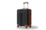 Int'x Koffer Reisekoffer Hartschalenkoffer Rollkoffer Handgepäck XHA253 Größe M Schwarz