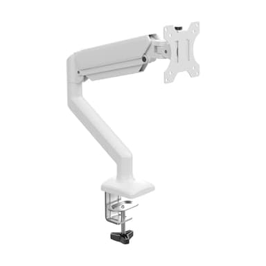 GRIFEMA Monitor Halterung, für 13-32 Zoll Bildschirm, Monitor Stand, Monitor Arm Höhenverstellbar Drehungbar, Monitorhalterung Max 9Kg, Bildschirmhalterung Vesa 75x75 / 100x100, Weiß
