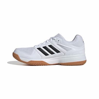 Adidas Damen Speedcourt Women Indoor Shoes, FTWR White/core black/GUM10, 38 2/3 EU