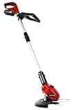Einhell Akku-Rasentrimmer GE-CT 18 Li (1x 2,5 Ah) Power X-Change (18 V, Motorkopf drehbar und neigbar, Flowerguard, inkl. 20 Kunststoffmesser, inkl. 2,5 Ah Akku und Ladegerät)