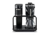 Melitta EPOS Kaffeemaschine mit Mahlwerk, schwarz-silber