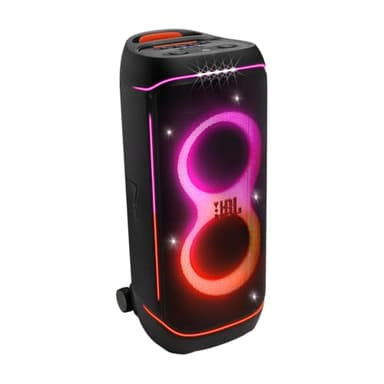 JBL PartyBox 720 Kabelloser Bluetooth-Partylautsprecher mit dynamischer Lichtshow, 15 Stunden Spielzeit, IPX4-spritzwassergeschützt, JBL Pro Sound & Auracast Multi-Speaker-Verbindung, Schwarz