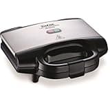 Tefal Ultracompact Sandwichmaker SM1552, für dreieckige Sandwichtoasts, antihaftbeschichtete Platten, leichte Reinigung, kein Anbrennen, 700W, Sandwich-Grill, 26.5 x 12 x 26 cm