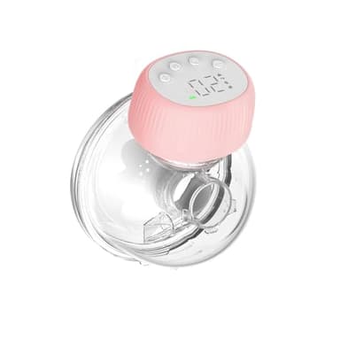 Smocraut Milchpumpe Elektrisch, 4 Modi 12 Stufen mit LED-Anzeige Schmerzfreie Milchpumpe Handsfree Geringer Geräuschpegel Elektrische Freihändig