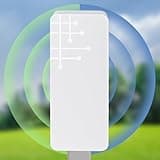 Outdoor Wetterfester Wlan Verstärker, 1200Mbps Outdoor Wlan Repeater mit Repeater/AP Modus, 5.8Ghz+2.4Ghz Dual Band Eingebaute Versteckte Antenne, IP65 Regenfest Staubdicht für den Außenbereich