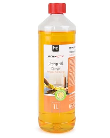 MICROACTIV Orangenöl Reiniger Konzentrat 1L - Allzweckreiniger & Fettlöser mit frischem Orangenduft - Universalreiniger Made in Germany