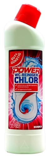 Gut & Günstig Power WC-Reiniger Chlor, 12er Pack (12 x 750ml)