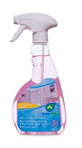KaiserRein Bio Duschkabinenreiniger mit Lotuseffekt/Abperleffekt 500ml für die einfache Reinigung nach jeder Benutzung ohne nachwischen streifen freies abtrocknen