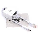 Ladekabel für Original Xiaomi 45010000154S für Xiaomi Mi 11i, Mi 11 Ultra, Mi 11 Lite, Mi 11, Mi 10 T Pro, Mi 10T Lite, Mi 10T, Mi 10 Pro 1,0m Datenkabel 65W Weiß Typ-C mit mungoo Displayputztuch