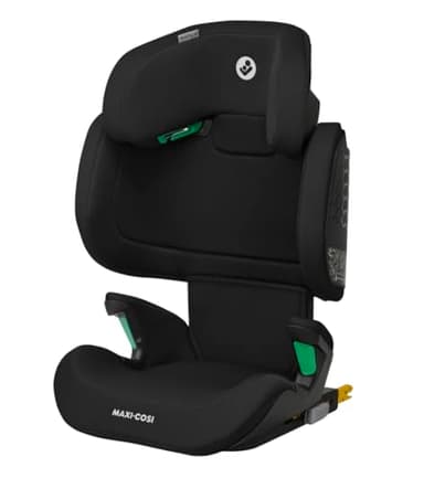 Maxi-Cosi RodiFix R i-Size, ISOFIX Autositz 15-36 kg, 3,5-12 Jahre, 100-150 cm, ClimaFlow, Seitenaufprallschutz G-CELL, höhenverstellbar, praktische Schnellkupplung, Authentic Black