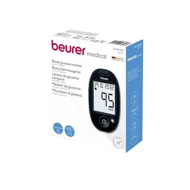 Beurer GL 44 mg/dl Blutzuckermessgerät, Schwarz