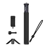 SMALLRIG Invisible Selfie Stick Unsichtbarer Selfie-Stick für Insta360, Selfie-Stick-Stange mit Stativ für GoPro 12 10 9 8, für Insta360 X3, für DJI Action3, für AKASO und Telefon - 4758