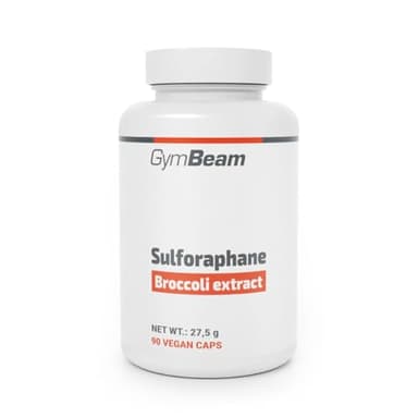GymBeam Brokkoli-Extrakt mit 10 % Sulforaphan - konzentrierter Pflanzenstoff aus Kreuzblütlern, standardisierter Extrakt 15:1, hochwertiger Brokkoli-Pflanzenextrakt in Kapselform, 90 Kapseln