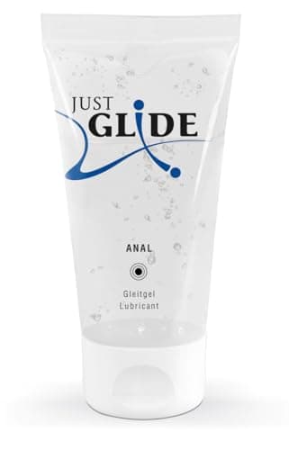 Just Glide Anal Gleitgel 50 ml - Natürliches Gleitmittel auf Wasserbasis für sie und ihn, Gleitcreme für Analverkehr, 100% vegan