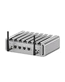 Firewall PC 4 Lan Port, Lüfterloser N100 Mini PC 2.5Gbe, Firewall Appliance Router PC, i225 NICs, Server PC, Alder Lake, 8GB RAM 128GB SSD, HD, DP, Wifi, SIM-slot, Auto Power On, Firewall-Software