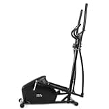 ISE Crosstrainer für Zuhause Home Ellipsentrainer mit 28 cm Schrittlänge, Ellipsentrainer mit 8 Stufen bidirektionalem externen Magnetsystem, Crosstrainer mit LCD Display und Pulssensoren