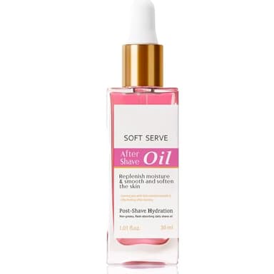 Strawberry After Shave Oil Damen, Rasieröl für Tend Skin & Beruhigt Nach der Rasur, Aftershave Oil Körperpflege Gegen Eingewachsene Haare, Rasieröl für Face, Legs, Bikini Line, 30ml