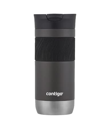 Contigo Byron 2.0 Thermobecher, Edelstahl Isolierbecher mit Snapseal Verschluss, Kaffeebecher to go, 100% auslaufsicher, spülmaschinenfester Deckel, BPA-frei, hält bis zu 6 Stunden warm, 470 ml