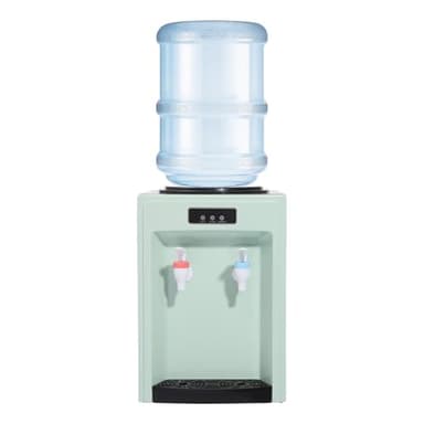 Charocean 550W Elektrischer Wasserspender mit Kühlung Kalt-warm Mini Wasserspender für Den Haushalt 220 V Water Dispenser Kaltwasserspender Wasser Spender (Schwarz und Grün)