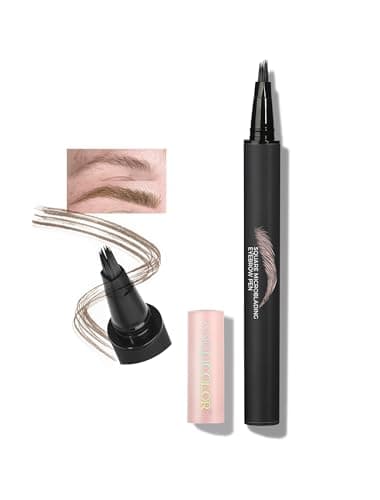 Anglicolor Microblading Augenbrauenstift Einfach Zu Bedienen, Augenbrauenstift Natürlich,Haarähnliche Striche,Outlining Filling,Lang Haltbar,Wischfest,Vegane Formel (02 MOCHA)