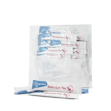 Elektrolyte Plus 50 Stück – Großpackung für Festival, Sport & Hochzeit Gastgeschenk – Elektrolyte Pulver von sanotact für Party Urlaub Zubehör & Training