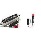 CTEK MXS 5.0 Batterieladegerät Mit Automatischer Temperaturkompensation, 12V 5.0 Amp (EU Stecker) & 56870 Comfort Indikator