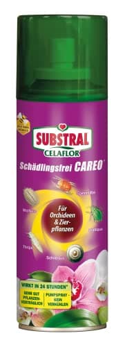 Substral Celaflor Schädlingsfrei Careo für Orchideen & Zierpflanzen, 200 ml - Pumpspray gegen Blattlaus, Thrips, Weiße Fliege, etc.