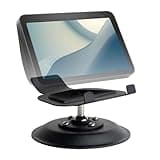 shinar Metall Halterung ständer NUR für Echo Show 8 (3.Generation) Schwenkbarer Ständer mit Weitwinkel-Neigungseinstellung,Zubehör NUR für Echo Shw 8 ohne Magnet (Schwarz)