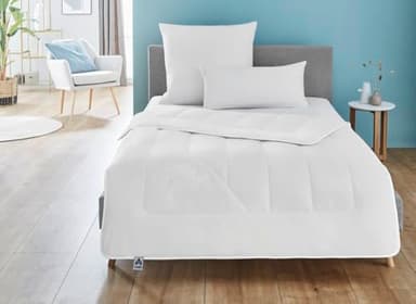 Irisette Kamel Steppbett - Produziert in Deutschland - leichte Bettdecke aus Kamelhaar für den Sommer, 155 x 220 cm, geprüft nach Öko-Tex