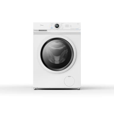 Midea MF10EW90B Waschmaschine / 9kg / 1400 U/Min/EEK A/Inverter Quattro Motor/Dampffunktion/Grosse Trommel/Nachlegefunktion/Kindersicherung/AquaStop, Weiß